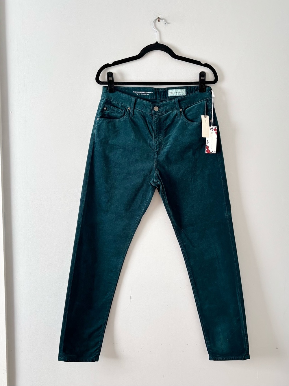 AG Adriano Goldschmied x Anthropologie NWT The High Rise Stevie Ankle Pant Cord